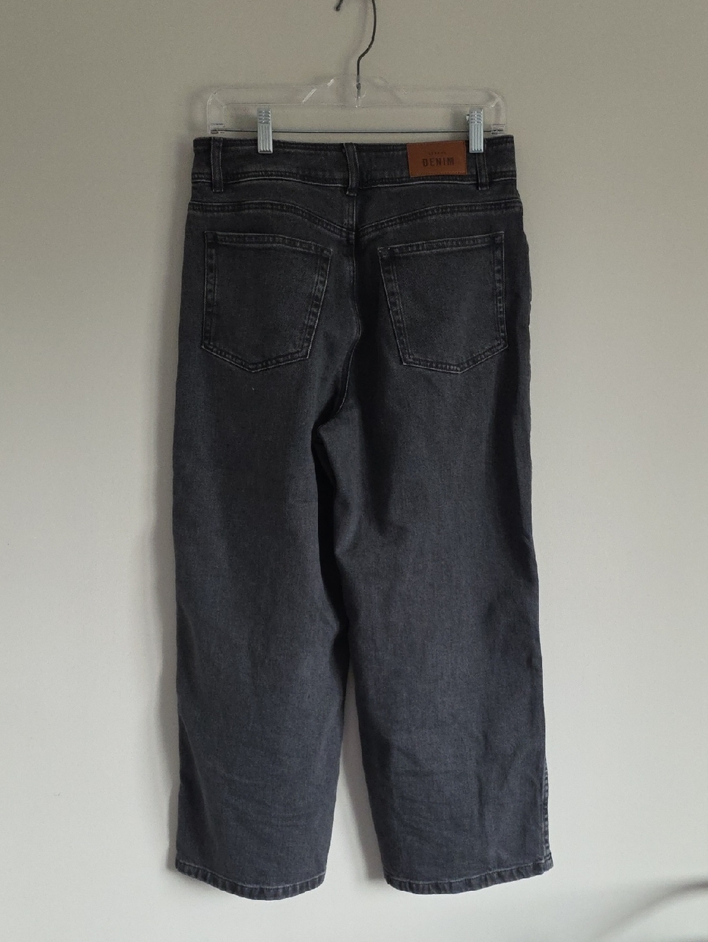 Sezane Black Wide-Leg Flare Jeans - Picture 5 of 9